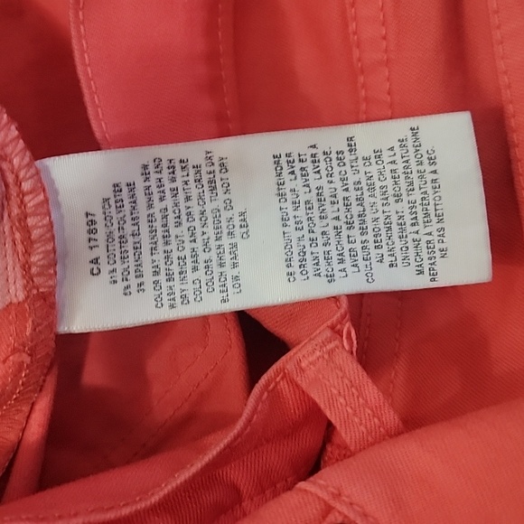 🔥 Gap 1969 Womens s 30 fire coral  Legging Jeans 5 Pocket Stretchable in EUC - Picture 8 of 9